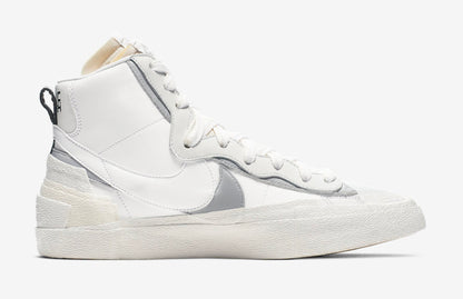2019 Sacai x Nike Blazer Mid “White/Grey”