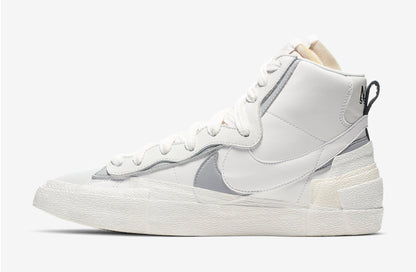 2019 Sacai x Nike Blazer Mid “White/Grey”