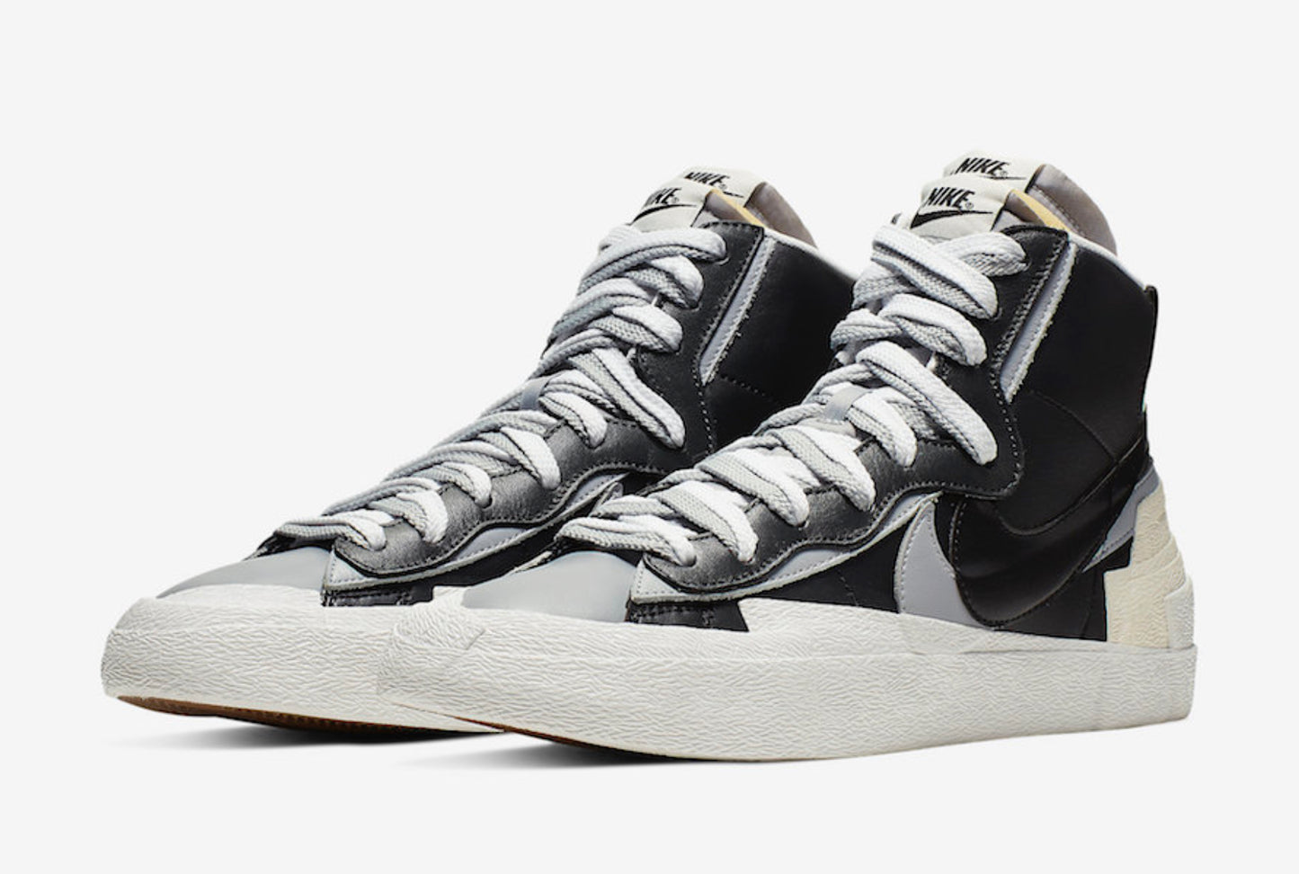 2019 Sacai x Nike Blazer Mid “Black/Grey”